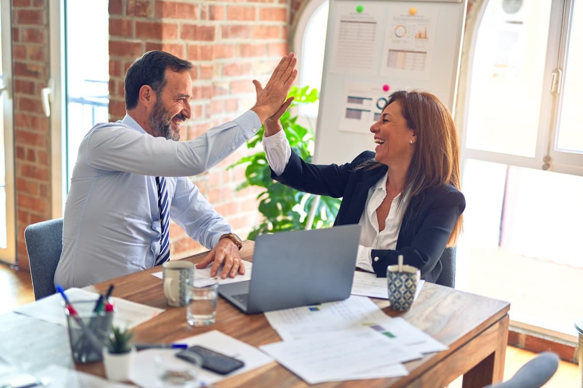 Warm conversation during an online consultation